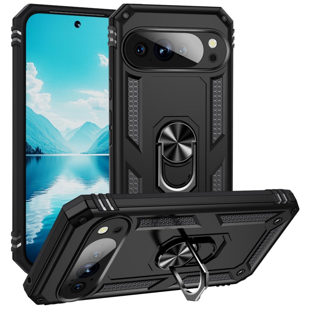 Google Pixel 10 / 10 Pro Phone Case with Stand - Black — Google