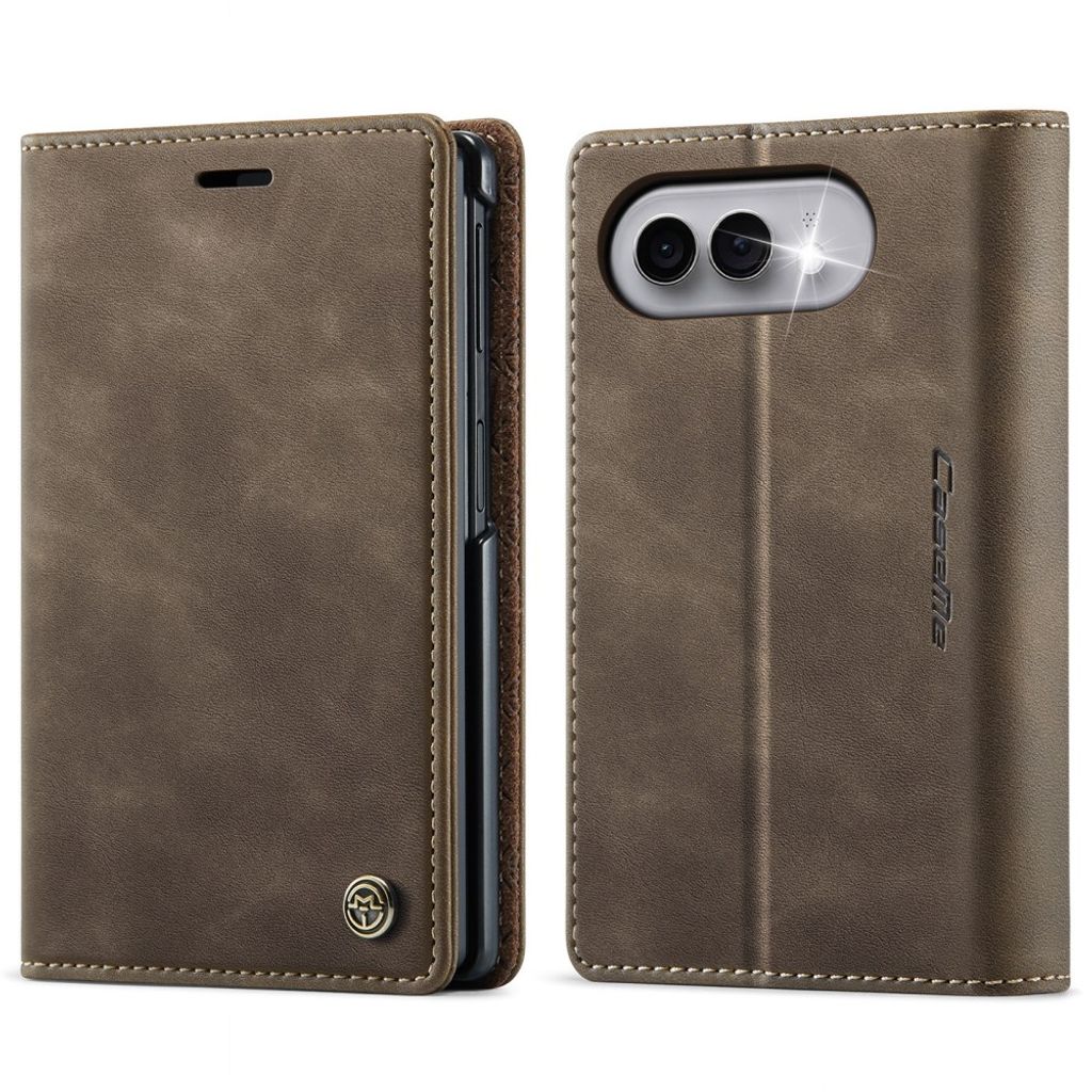 CASEME iPhone Duo Wallet Cover RFID-blocking - Brown — CASEME