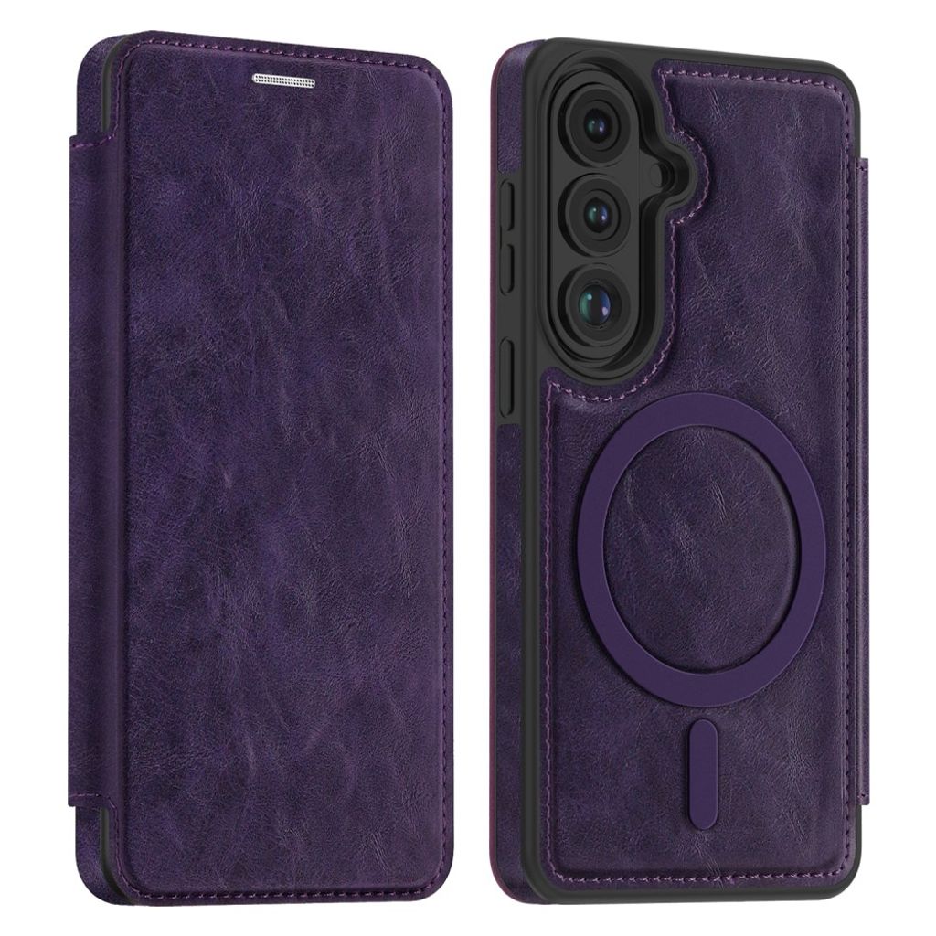 Samsung Galaxy S26 MagSafe Wallet Cover - Dark Purple — Samsung