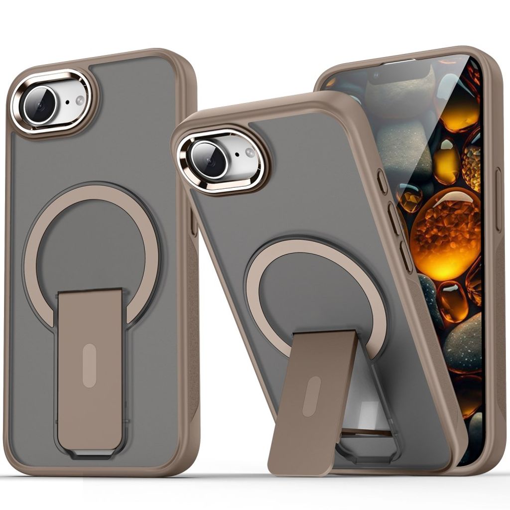 iPhone 17e/16e MagSafe Case with Stand - Gold