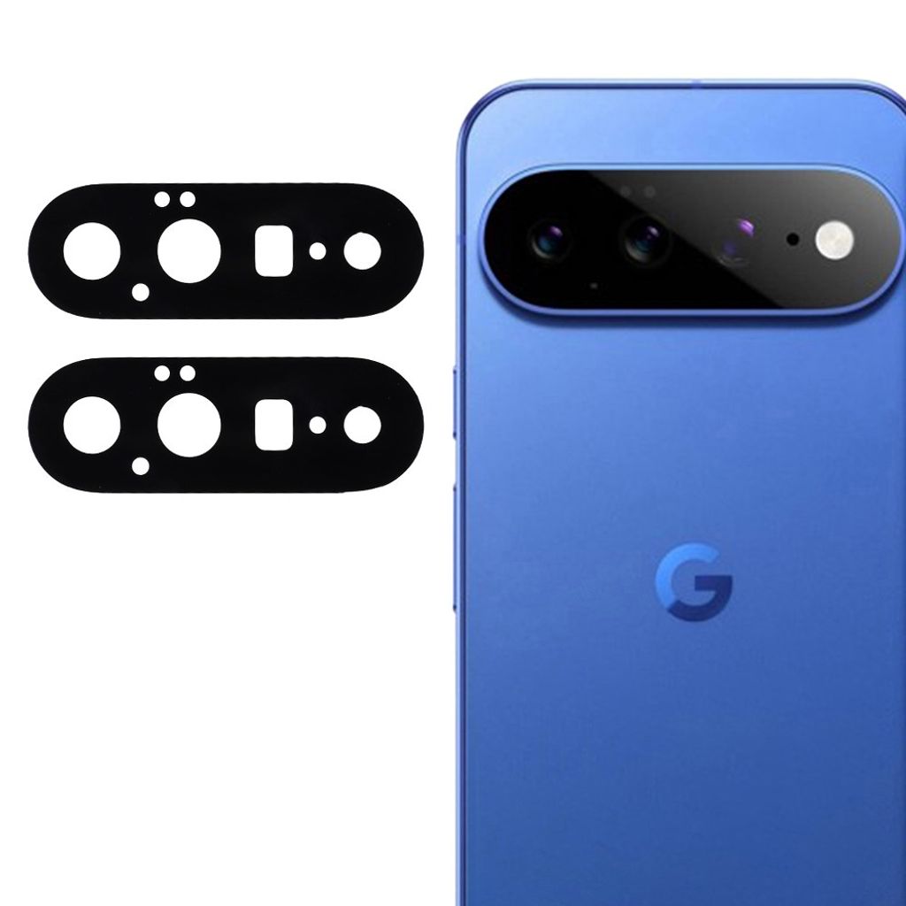 Google Pixel 11 Camera Lens Protector 2-Pack Arc Edge Tempered Glass - Black — Google