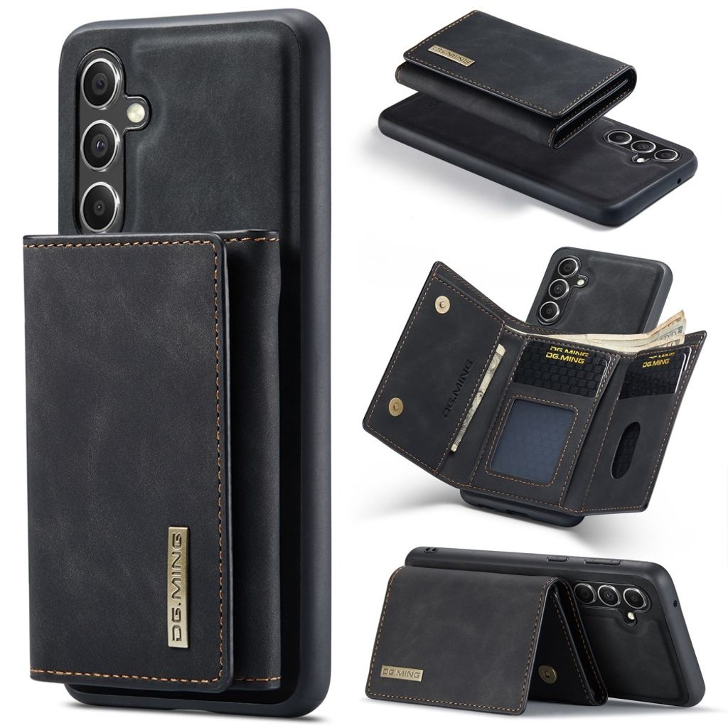 DG.MING Samsung Galaxy A36 5G Case with Wallet - Black