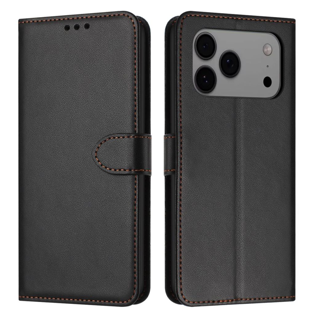 iPhone 18 Pro/17 Pro Wallet Cover - Black — Övrigt