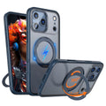 iPhone 18 Pro Max/17 Pro Max MagSafe Case with Rotating Kickstand - Navy Blue — Övrigt