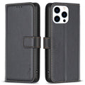 BINFEN COLOR iPhone 14 Pro Max Wallet Cover - Black — BINFEN