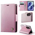 AUTSPACE Samsung Galaxy Z Fold8 Wallet Cover PU-leather RFID Blocking  - Pink — AUTSPACE