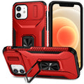 iPhone 12 / 12 Pro Case with Stand - Red