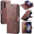 DG.MING Samsung Galaxy S24 FE Detachable Wallet Case - Red — DG.MING