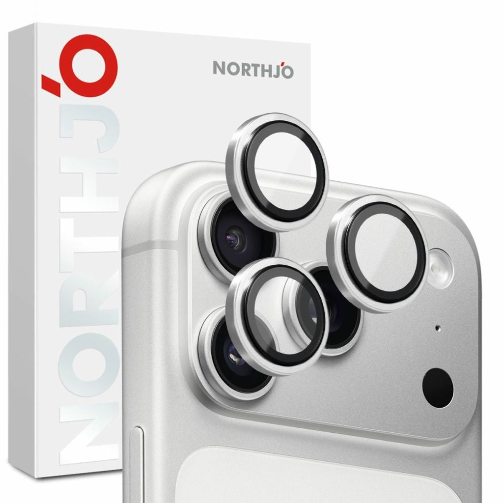 NORTHJO iPhone 18 Pro/18 Pro Max Camera Lens Protector - Silver — NORTHJO