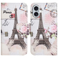 iPhone 16 Plus phone cover with card slot and a stand - Pink — Övrigt