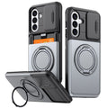 Samsung Galaxy S26 Magsafe Case with Card Slot and Camera Protection - Gray — Samsung
