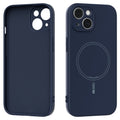 ABEEL iPhone 15 MagSafe Liquid Silicone Case - Dark blue — ABEEL