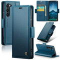 CASEME Samsung Galaxy S25 Wallet Cover - Blue
