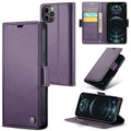 CASEME iPhone 12 Pro Max Cover with Card Slots - Purple