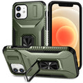 iPhone 12 / 12 Pro Case with Stand - Green — Övrigt
