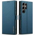 LC.IMEEKE Samsung Galaxy S25 Ultra Wallet Cover - Blue