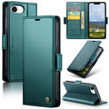 CASEME iPhone 17e/16e Wallet Cover PU leather - Green — CASEME