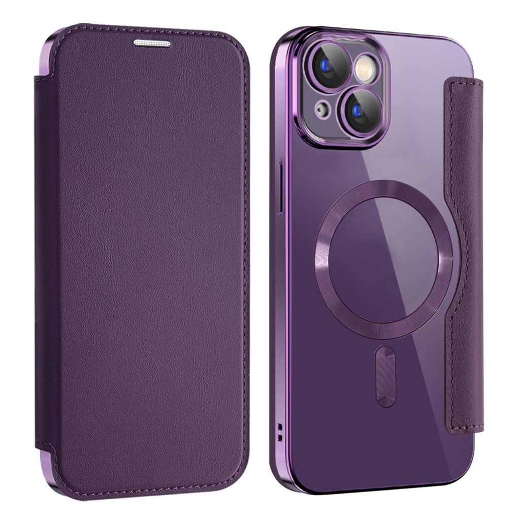 AMORUS iPhone 15 Plus Cover with MagSafe - Dark Purple