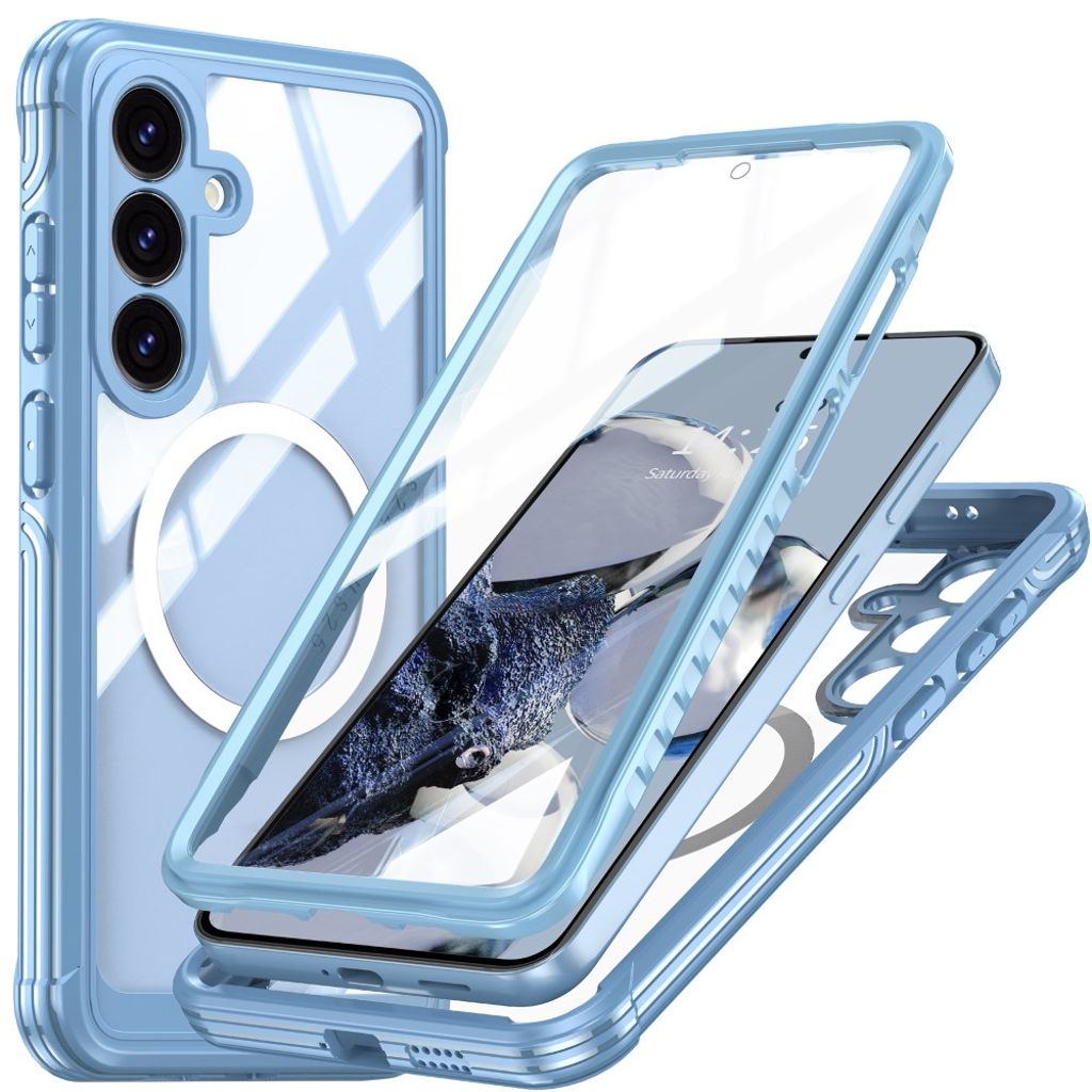 Samsung Galaxy S25 FE Case + Screen Protector - Light Blue — Samsung