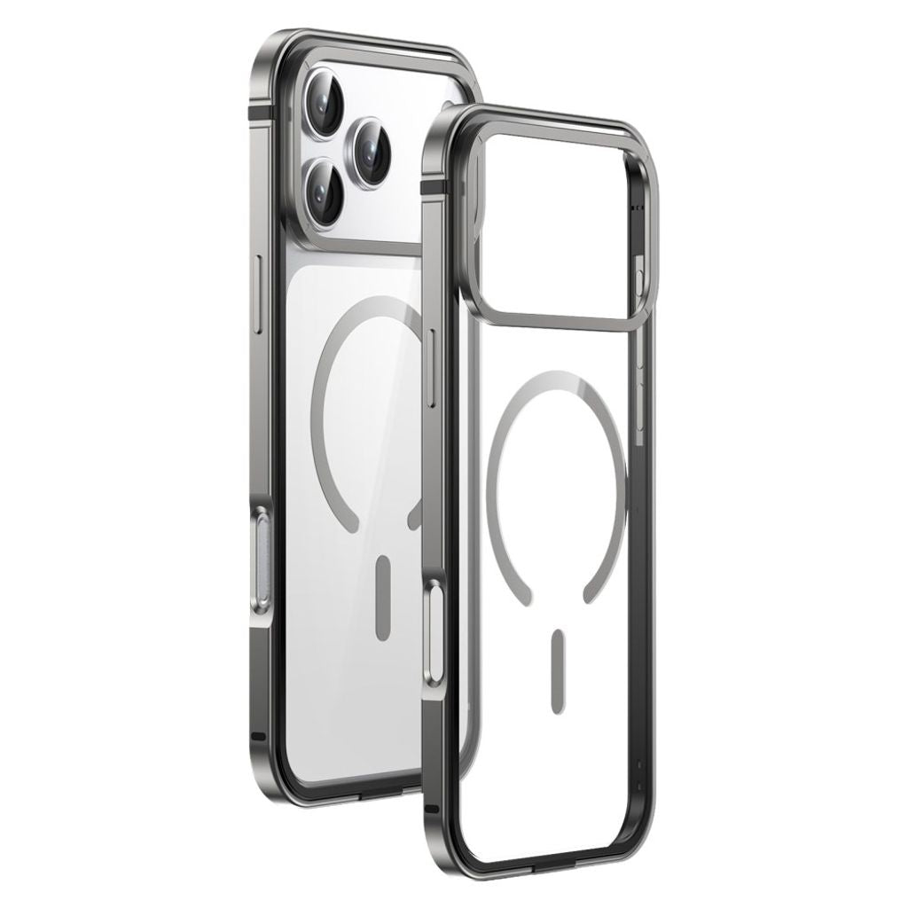 iPhone 17 Pro Max MagSafe Compatible Ultra Thin Clear Case - Silver — Övrigt