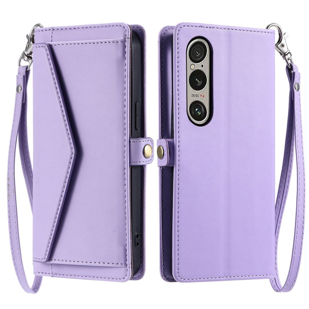 Sony Xperia 1 VII Cover with Carrying strap - Purple