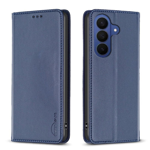 BINFEN COLOR Samsung Galaxy A37 5G Wallet Cover Stand Card Slots - Blue — BINFEN