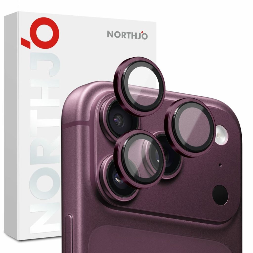 NORTHJO iPhone 18 Pro/18 Pro Max Camera Lens Protector - Purple — NORTHJO