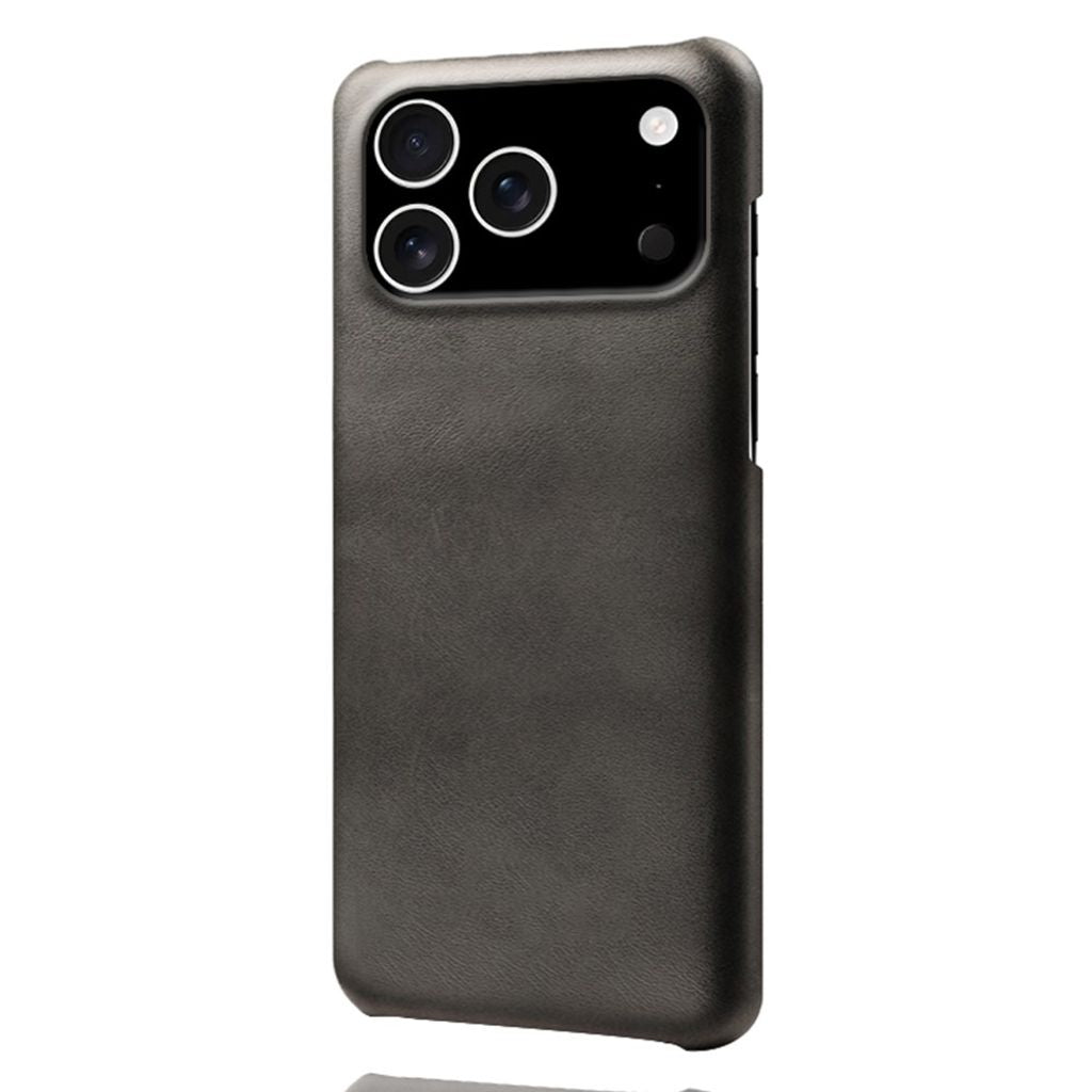 Case in PU Leather iPhone 18 Pro, iPhone 17 Pro - Black — Övrigt