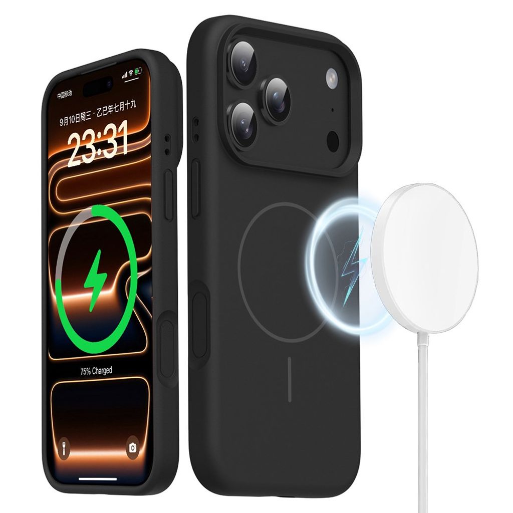 iPhone 18 Pro Max/17 Pro Max MagSafe Case in Silicone - Black — Övrigt