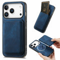 iPhone 18 Pro Max/17 Pro Max Magsafe Case with Removable Wallet - Blue — Övrigt