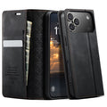CASEME iPhone 18 Pro/17 Pro RFID Blocking Wallet Cover with Stand - Black — CASEME