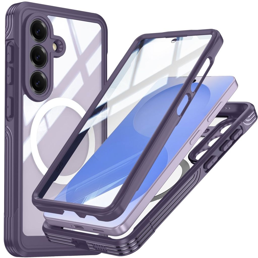 Samsung Galaxy S26 MagSafe Case Built-In Screen Protector - Dark Purple