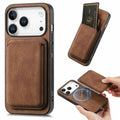 iPhone 18 Pro Max/17 Pro Max Magsafe Case with Removable Wallet - Brown — Övrigt