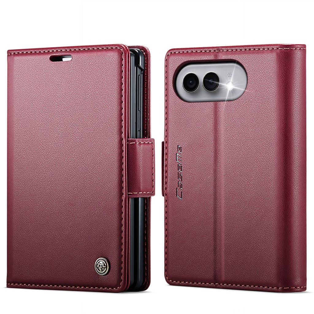 CASEME iPhone Duo Wallet Cover RFID-blocking - Red — CASEME