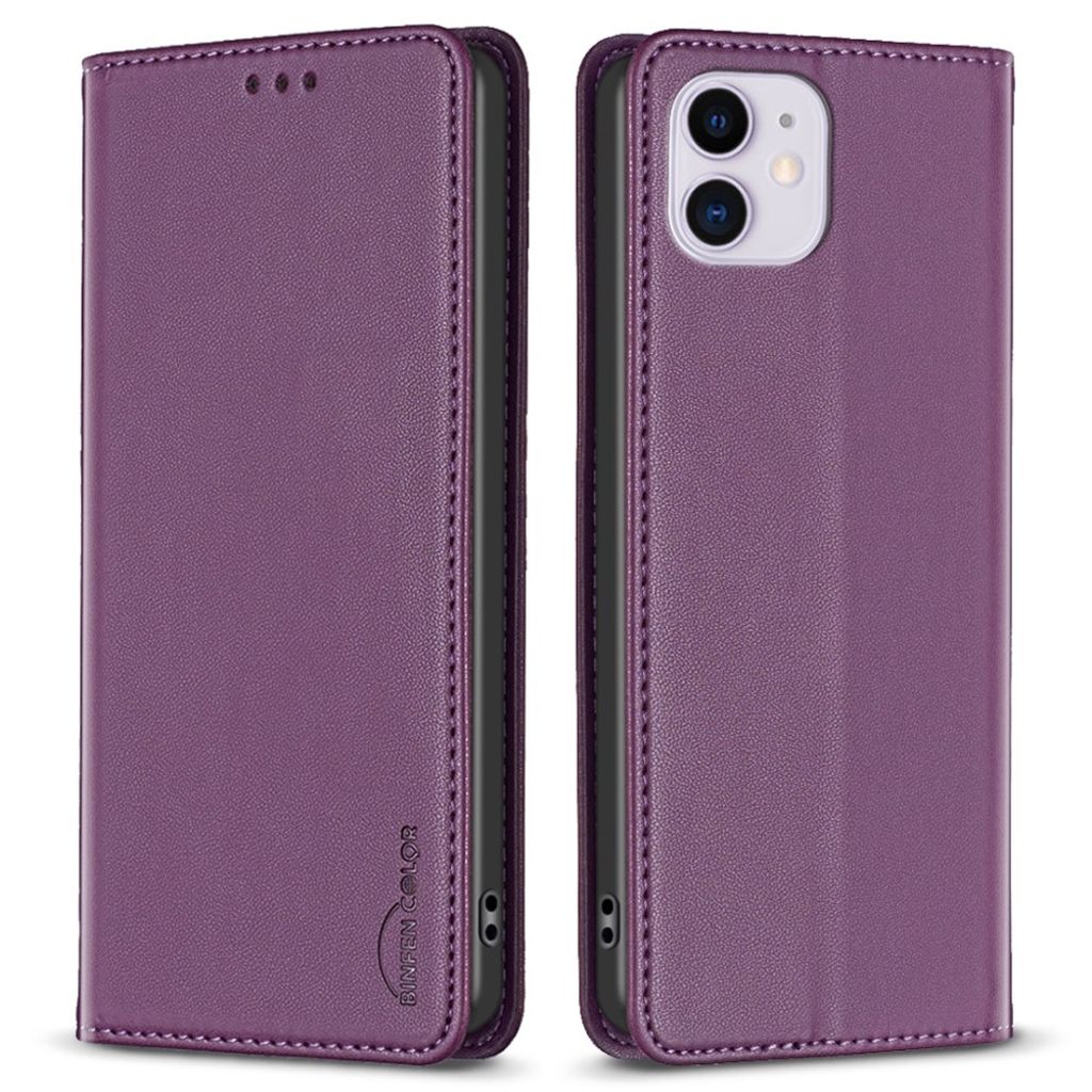 BINFEN COLOR iPhone 11 Cover with Stand - Dark Purple — BINFEN