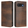 Google Pixel 10a Wallet Cover RFID Blocking PU Leather - Brown — Google