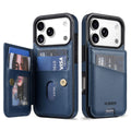 N.BEKUS iPhone 18 Pro Max/17 Pro Max Wallet Case RFID Blocking - Blue — N.BEKUS