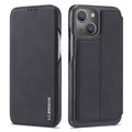 LC.IMEEKE iPhone 15 Plus Cover with Stand - Black