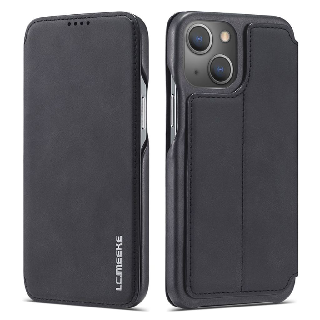 LC.IMEEKE iPhone 15 Plus Cover with Stand - Black