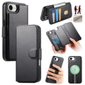 CASENEO iPhone 17e/16e Magnetic Detachable Wallet Cover - Black