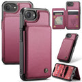 CASEME iPhone 17e/16e Wallet Case RFID Blocking - Red — CASEME
