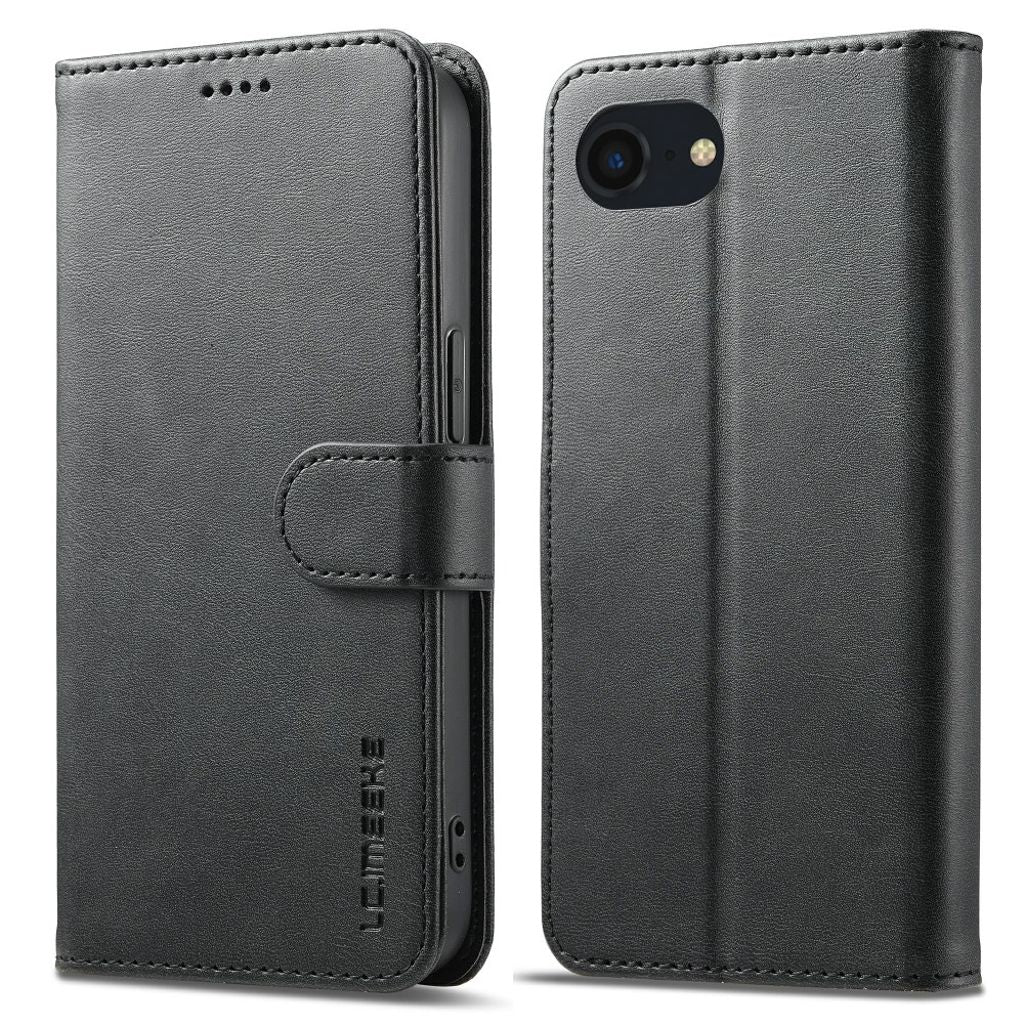 LC.IMEEKE iPhone 17e/16e Wallet Cover - Dark Blue — LC.IMEEKE