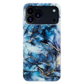 Case with Marble Pattern Print iPhone 18 Pro, iPhone 17 Pro - Grey — Övrigt