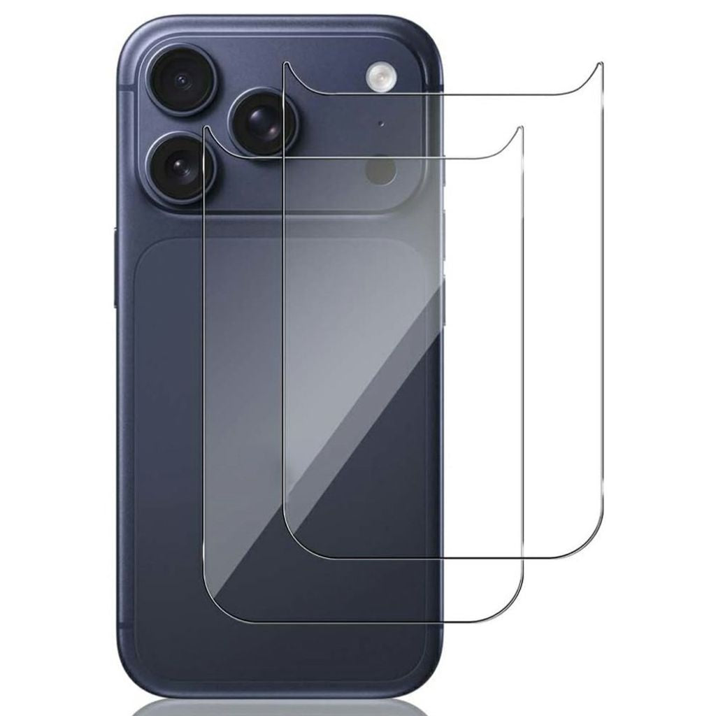 iPhone 18 Pro Back Cover Tempered Glass 2.5D Arc Edge 2-pack — Övrigt