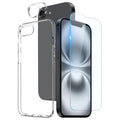 NORTHJO iPhone 17e/16e Case Set Screen & Lens Protector - Transparent