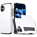 iPhone 16 Cover with card slot - White — Övrigt