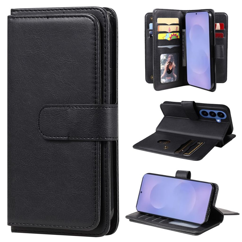 Samsung Galaxy S26 Wallet Cover 10 Card Slots - Black — Samsung