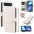 iPhone Air Wallet Cover with strap - White