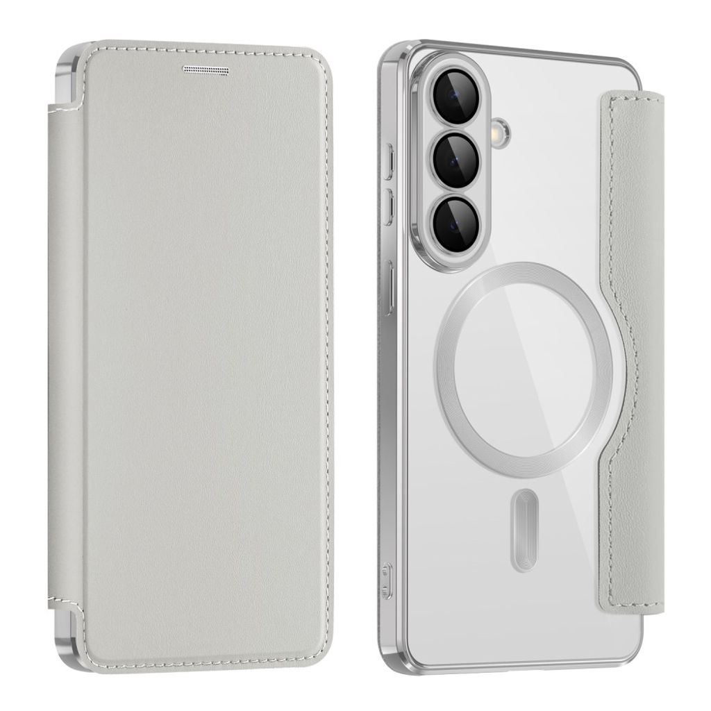 Samsung Galaxy S26 RFID Blocking Wallet Cover - Titanium Grey