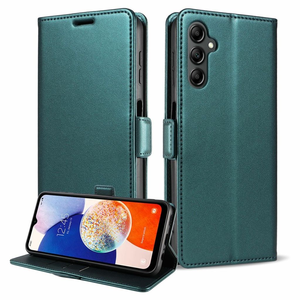 Samsung Galaxy A37 5G Wallet Cover RFID Blocking - Dark Green — Samsung